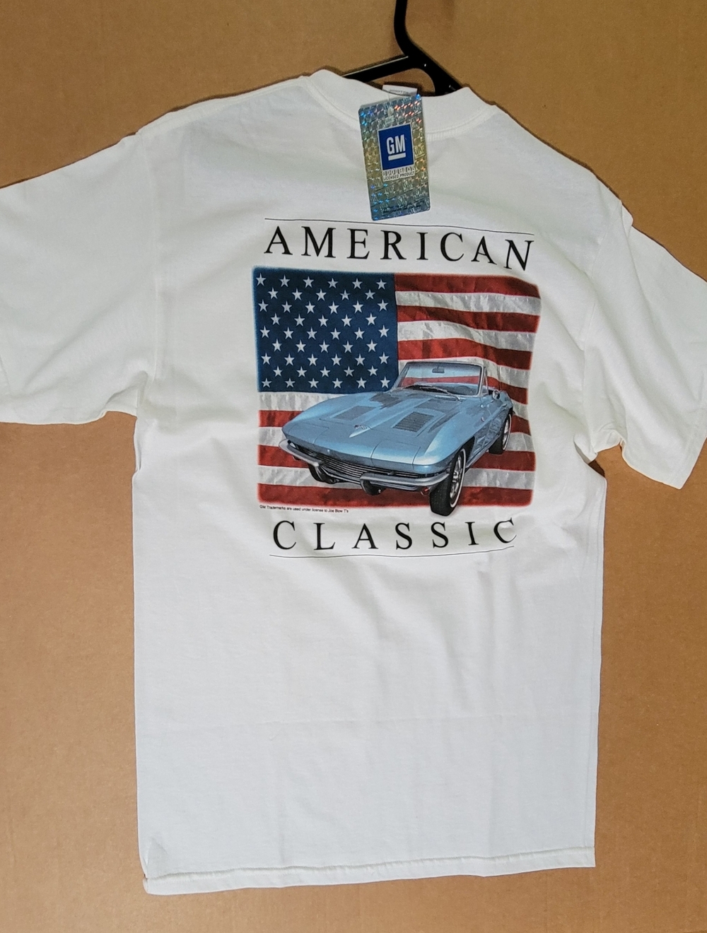 GM USA Flag 60's Vette Size Med